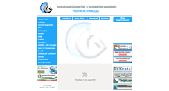 Desktop Screenshot of collegiogeometri.rg.it