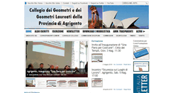 Desktop Screenshot of collegiogeometri.ag.it